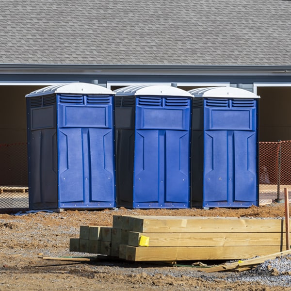 can i customize the exterior of the porta potties with my event logo or branding in Meadowbrook